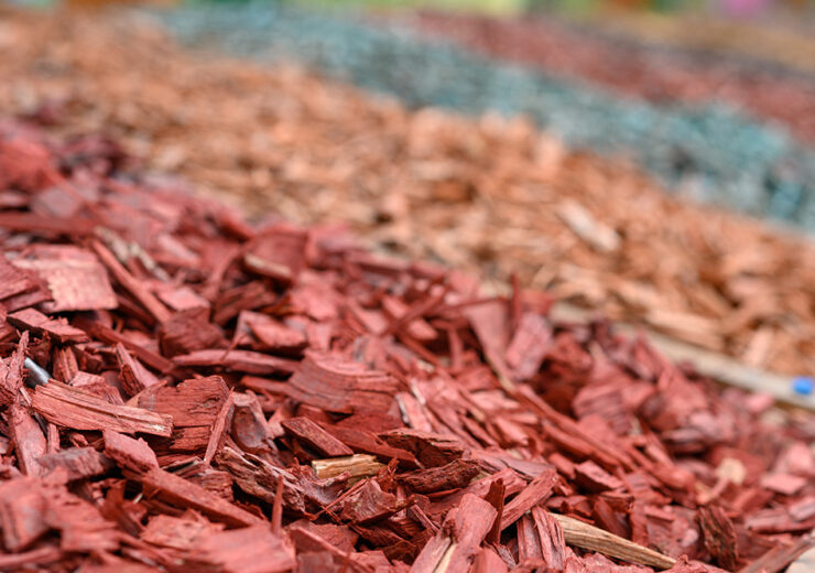 Mulch for decorating a private plot.